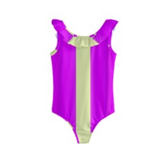 Colors And More Wonderful Colors Kids  Frill Swimsuit by pepitasart