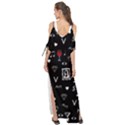 Party pattern Maxi Chiffon Cover Up Dress View2