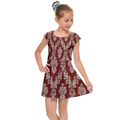 Baroque Mill Fabric Kids  Cap Sleeve Dress by DeneWestUK