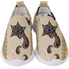 The Fantasy Eye, Mandala Design Kids  Slip On Sneakers by FantasyWorld7