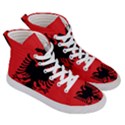 Albania Flag Men s Hi-Top Skate Sneakers View3