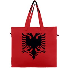 Albania Flag Canvas Travel Bag by FlagGallery