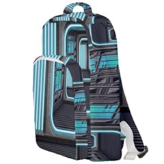 Explore Outer Space Sci Fi Fantasy Double Compartment Backpack by Pakrebo