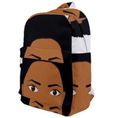 African American Woman With ?urly Hair Classic Backpack by bumblebamboo