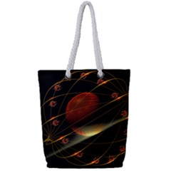 Fractal Digital Art Full Print Rope Handle Tote (small) by Pakrebo