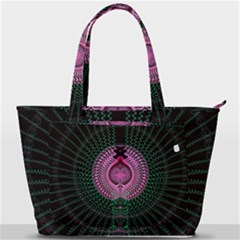 Fractal Traditional Fractal Hypnotic Back Pocket Shoulder Bag  by Pakrebo