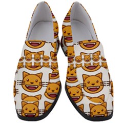 Cat Women s Chunky Heel Loafers by ArtworkByPatrick