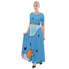 Patokip Half Sleeves Maxi Dress by MuddyGamin9