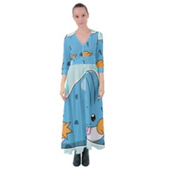 Patokip Button Up Maxi Dress by MuddyGamin9