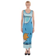 Patokip Fitted Maxi Dress by MuddyGamin9