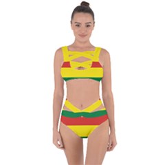 Bolivia Flag Bandaged Up Bikini Set  by FlagGallery