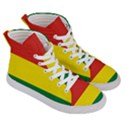 Bolivia Flag Women s Hi-Top Skate Sneakers View3