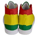 Bolivia Flag Women s Hi-Top Skate Sneakers View4