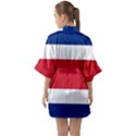 Costa Rica Flag Quarter Sleeve Kimono Robe View2