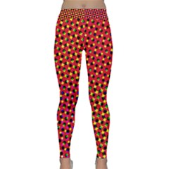 Pattern Textile Structure Abstract Classic Yoga Leggings by Pakrebo