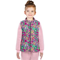 Red Green Spots                         Kid s Puffer Vest by LalyLauraFLM