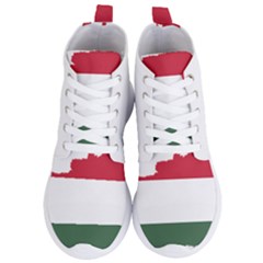 Hungary Country Europe Flag Women s Lightweight High Top Sneakers by Sapixe