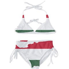 Hungary Country Europe Flag Kids  Classic Bikini Set by Sapixe