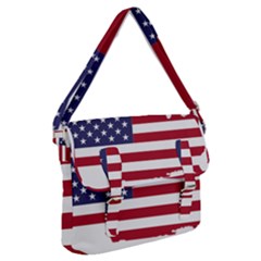 America Art Borders Cartography Buckle Messenger Bag by Sapixe