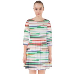 3d Stripes Texture                             Smock Dress by LalyLauraFLM