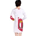 Malta Country Europe Flag Borders Long Sleeve Nightdress View2