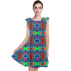 D 7 Tie Up Tunic Dress by ArtworkByPatrick