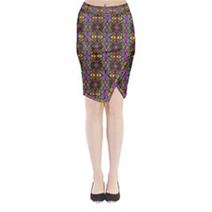 E 4 Midi Wrap Pencil Skirt by ArtworkByPatrick