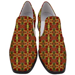 F 4 Women Slip On Heel Loafers by ArtworkByPatrick