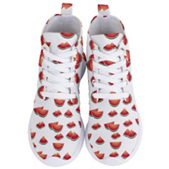 Summer Watermelon Pattern Women s Lightweight High Top Sneakers by Pakrebo