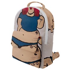 Sexy N Sassy Flap Pocket Backpack (small) by Abigailbarryart