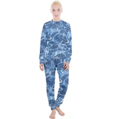 Abstract Blue Diving Fresh Women s Lounge Set by HermanTelo