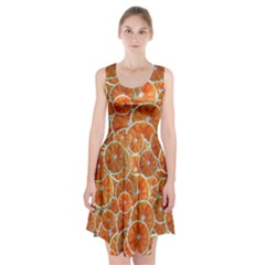 Oranges Background Racerback Midi Dress by HermanTelo