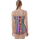 Rainbow Geometric Spectrum Babydoll Tankini Set View2