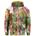 Leaves Autumn Berries Garden Men s Zipper Hoodie View1