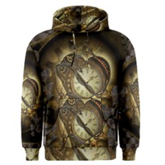 Wonderful Elegant Steampunk Heart, Beautiful Clockwork Men s Pullover Hoodie by FantasyWorld7