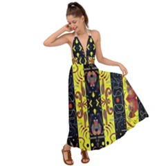 K 1 Backless Maxi Beach Dress by ArtworkByPatrick