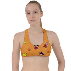 Dragonball Criss Cross Racerback Sports Bra by Mezalola