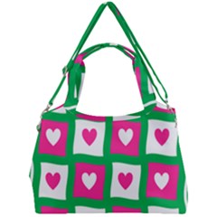 Pink Love Valentine Double Compartment Shoulder Bag by Mariart