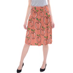 Fruit Apple Midi Beach Skirt by HermanTelo