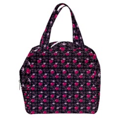 Cherries An Bats Black Boxy Hand Bag by snowwhitegirl
