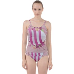 Easter Egg Colorful Spring Color Cut Out Top Tankini Set by Simbadda