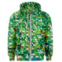 Funky Sequins Men s Zipper Hoodie View1