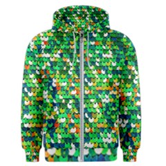 Funky Sequins Men s Zipper Hoodie by essentialimage