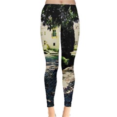 Hot Day In Dallas 1 Leggings  by bestdesignintheworld