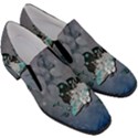 Sport, surfboard with flowers and fish Women Slip On Heel Loafers View3