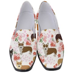 Corgis Corgi Pattern Women s Classic Loafer Heels by Sudhe