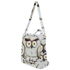 Owl Bird Eyes Cartoon Good Crossbody Backpack by Sudhe