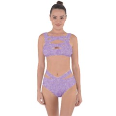 Lavender Elegance Bandaged Up Bikini Set  by retrotoomoderndesigns