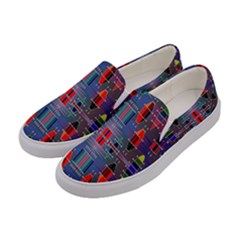 Colorful 63 Women s Canvas Slip Ons by ArtworkByPatrick