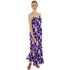 Flowers Boho Cami Maxi Ruffle Chiffon Dress by flowerland